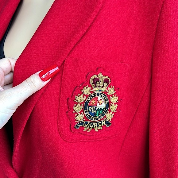 Ralph Lauren Wool Blazer Jacket - Picture 7 of 16